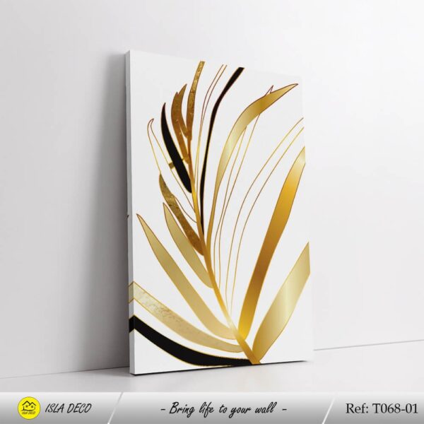 Dessin d'art de ligne de plante abstraite – Image 2
