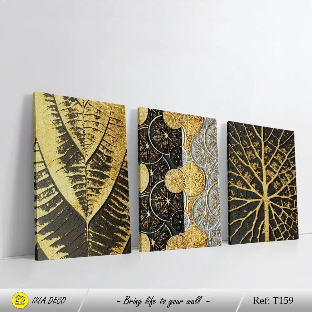 Feuille d'arbre doré