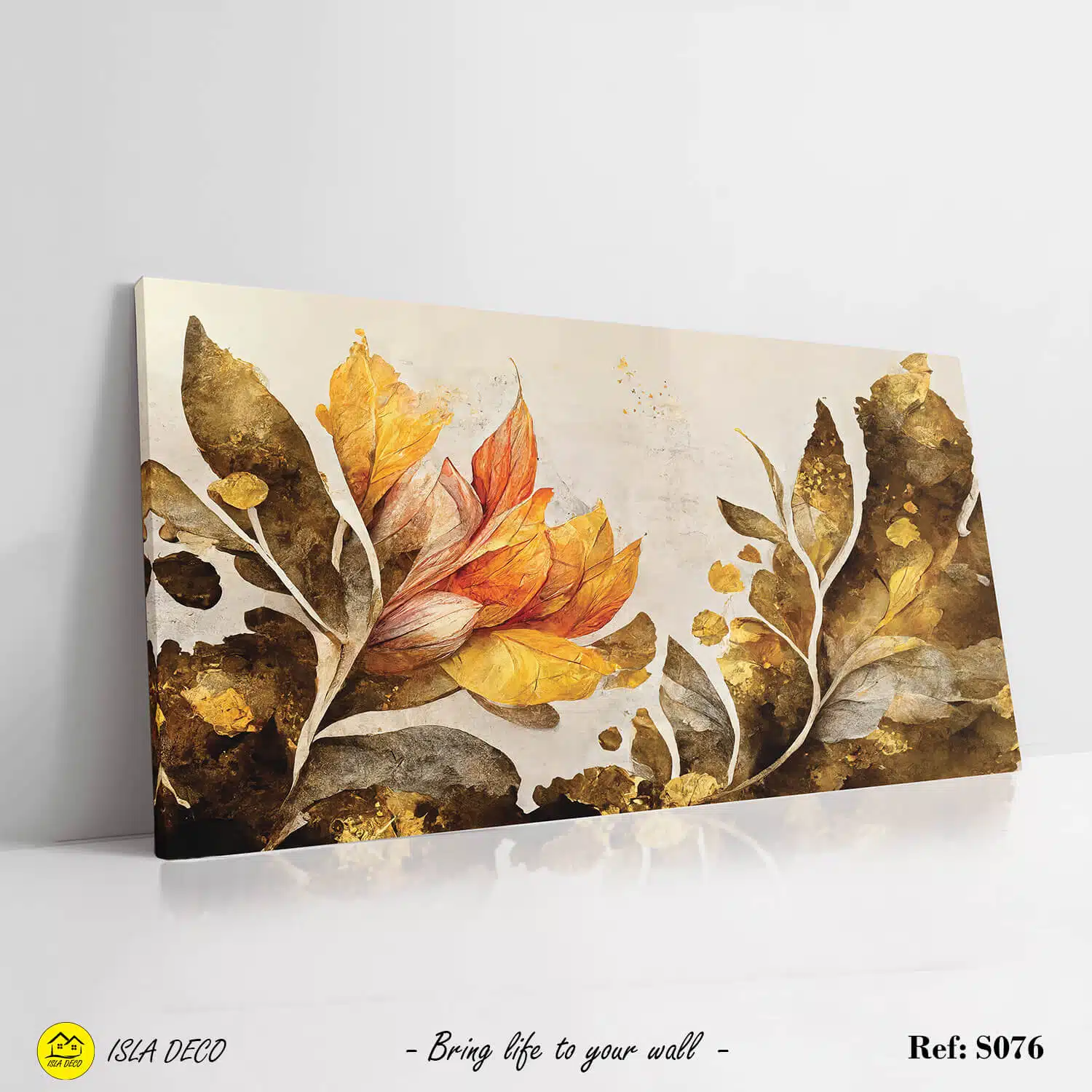 Art Mural feuilles d'automne