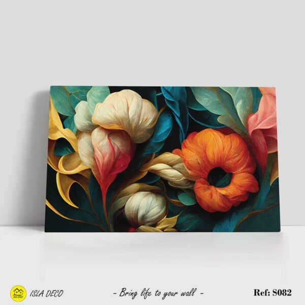 Abstrait floral coloré et vibrant – Image 2