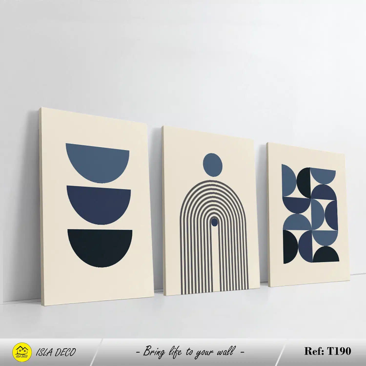 Moderne boho bleu