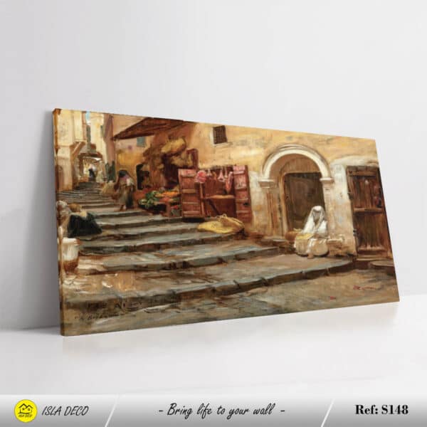 Toile artistique Casbah d'Alger