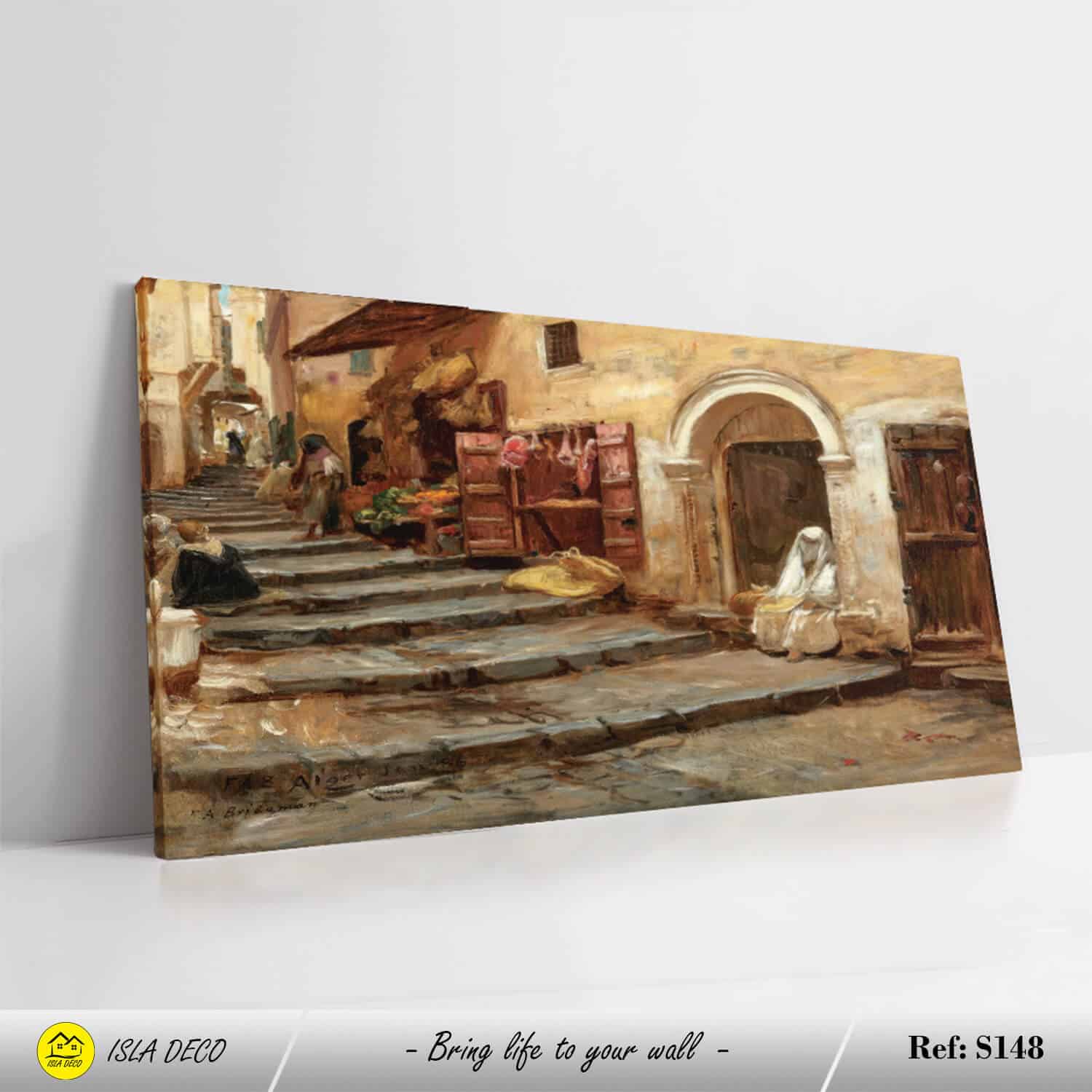Toile artistique Casbah d'Alger