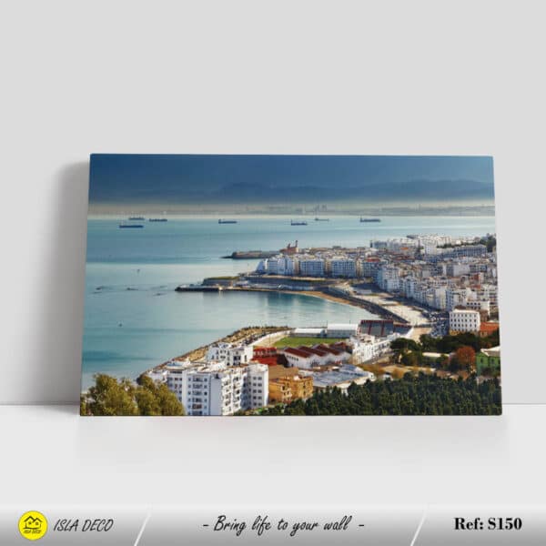 Tableau de paysage côtier Alger sur mère – Image 2