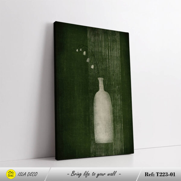Peinture Géométrique avec Formes Vertes et Design Contemporain – Image 2