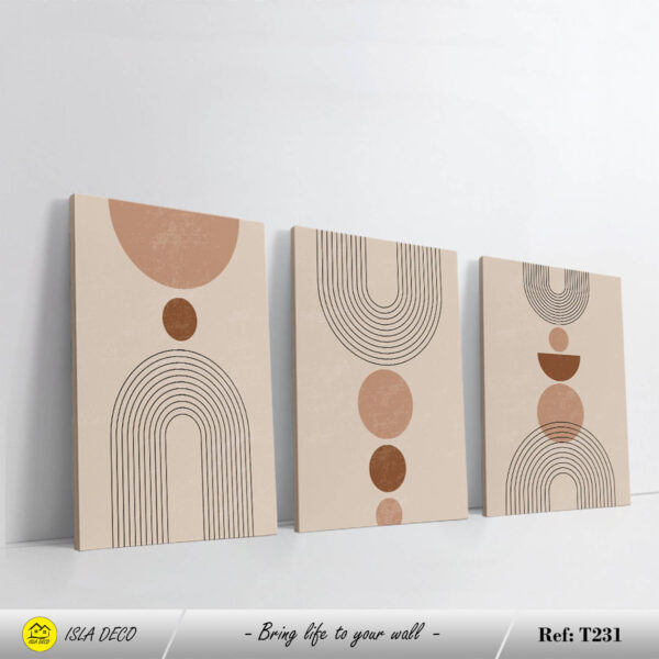 Boho en Formes et Couleurs Minimalistes