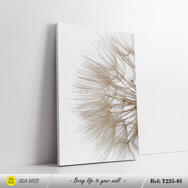 Décoration murale Douce de Fleurs dans des Tons Neutres pour Mur Élégant – Image 2