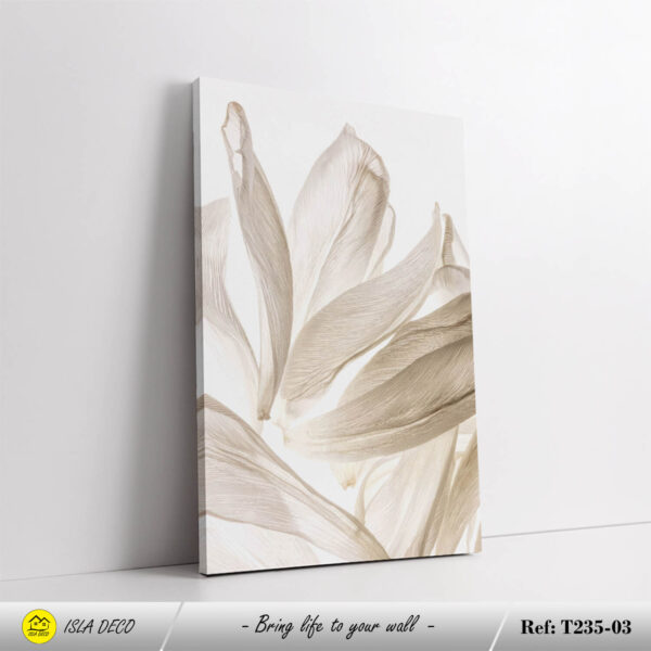 Décoration murale Douce de Fleurs dans des Tons Neutres pour Mur Élégant – Image 4