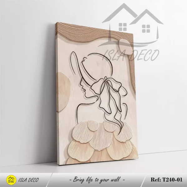 Illustrations Féminines et Éléments Naturels – Image 2