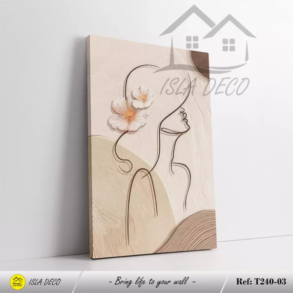 Illustrations Féminines et Éléments Naturels – Image 4