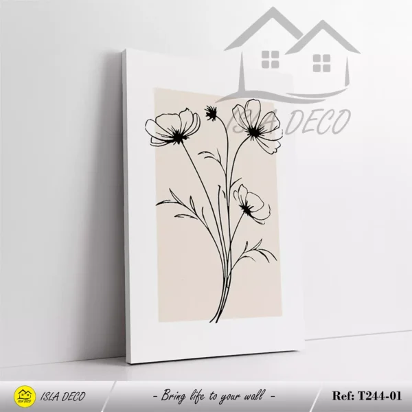Fleurs en Illustrations Simples Et Moderne – Image 2