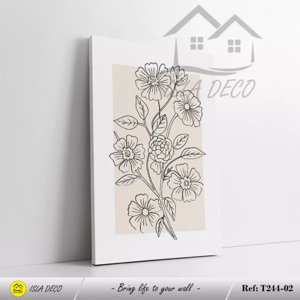 Fleurs en Illustrations Simples Et Moderne – Image 3