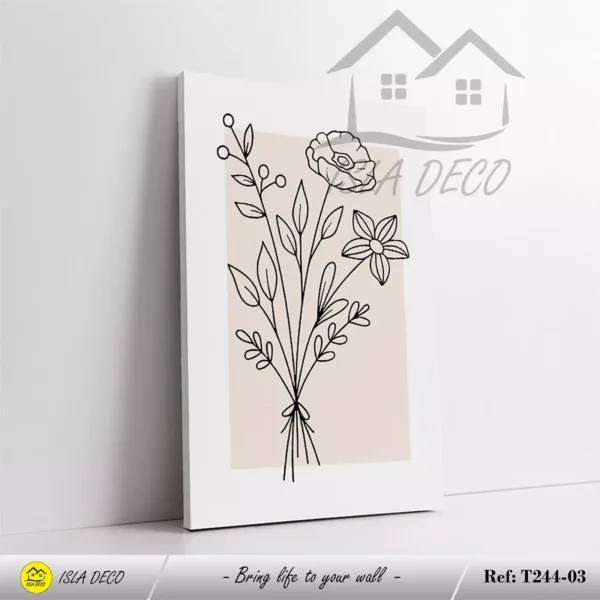 Fleurs en Illustrations Simples Et Moderne – Image 4