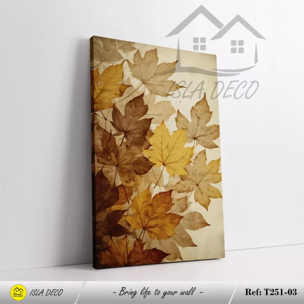 Feuilles et Fleurs aux Couleurs Chaudes – Image 5
