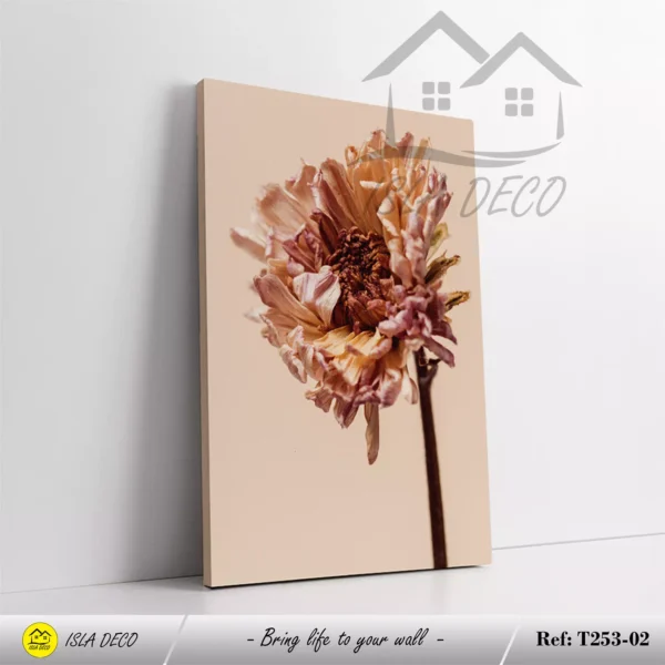 Art Mural Fleurs Fanées et Tons Neutres – Image 3