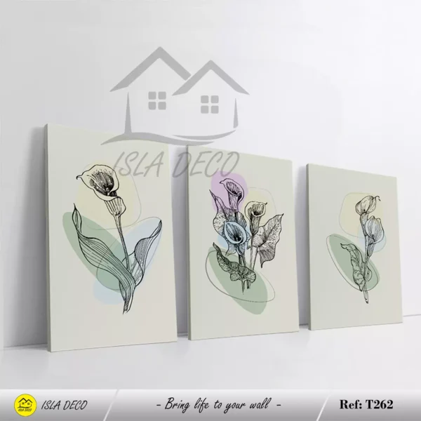 Fleurs au Design Minimaliste