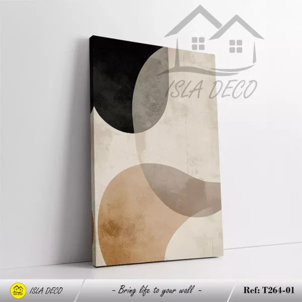 Boho Abstrait avec Formes Géométriques et Tons Terre – Image 2