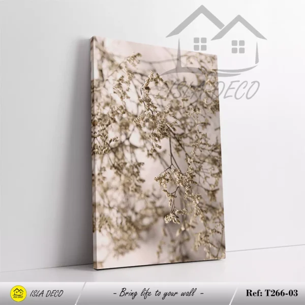 Toiles avec vases, fleurs séchées et motifs naturels – Image 4
